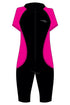 LJS11-Women Jumpsuit Short Sleeves Swimwear - CAPRI LIFESTYLE READY MADE GARMENTS TRADING L.L.C