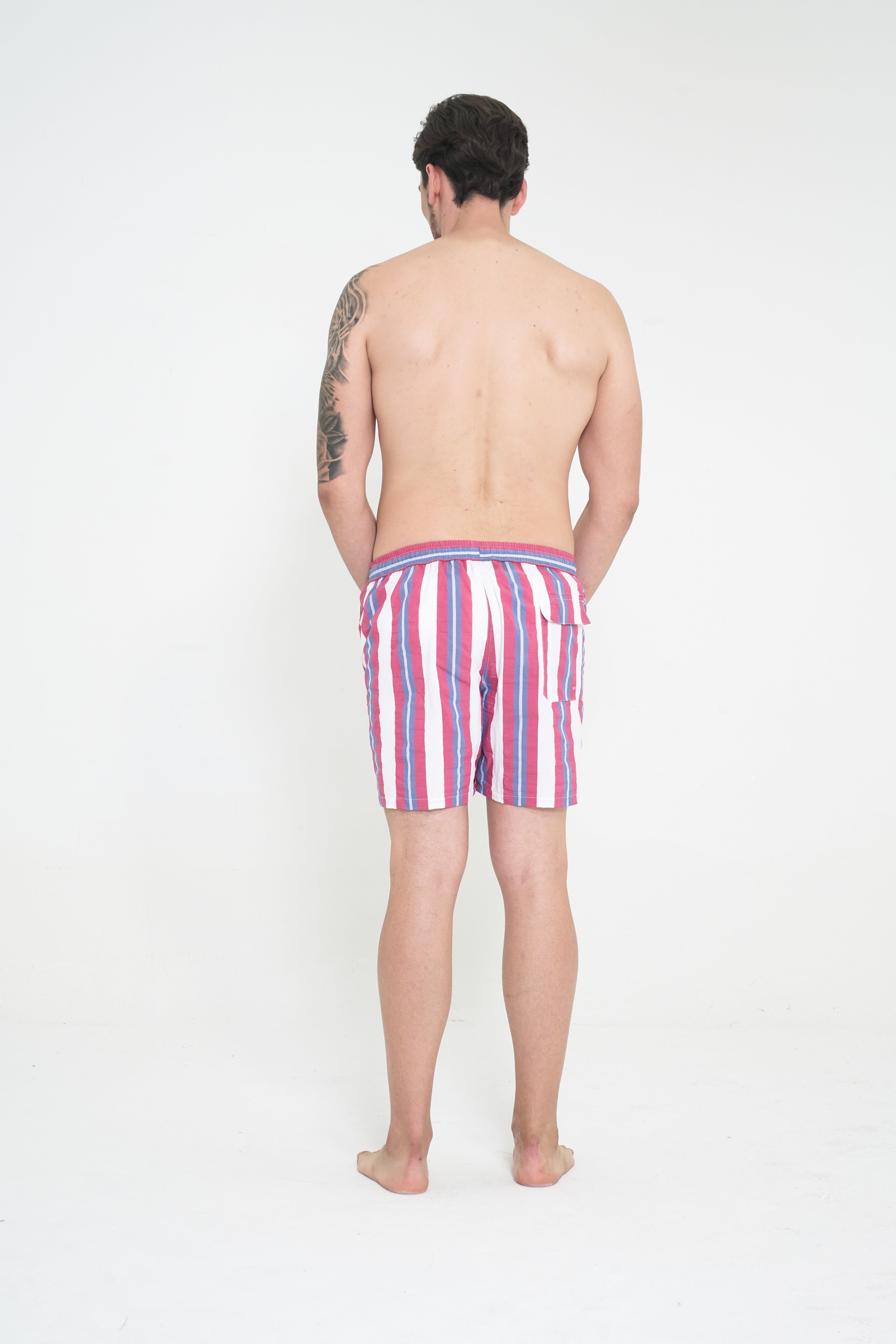 Printed Swim Short - Stripes Mood
