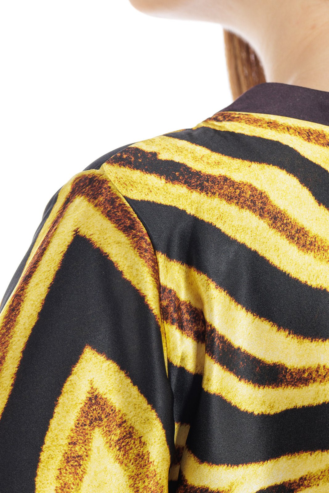 Kaftano in seta animalier