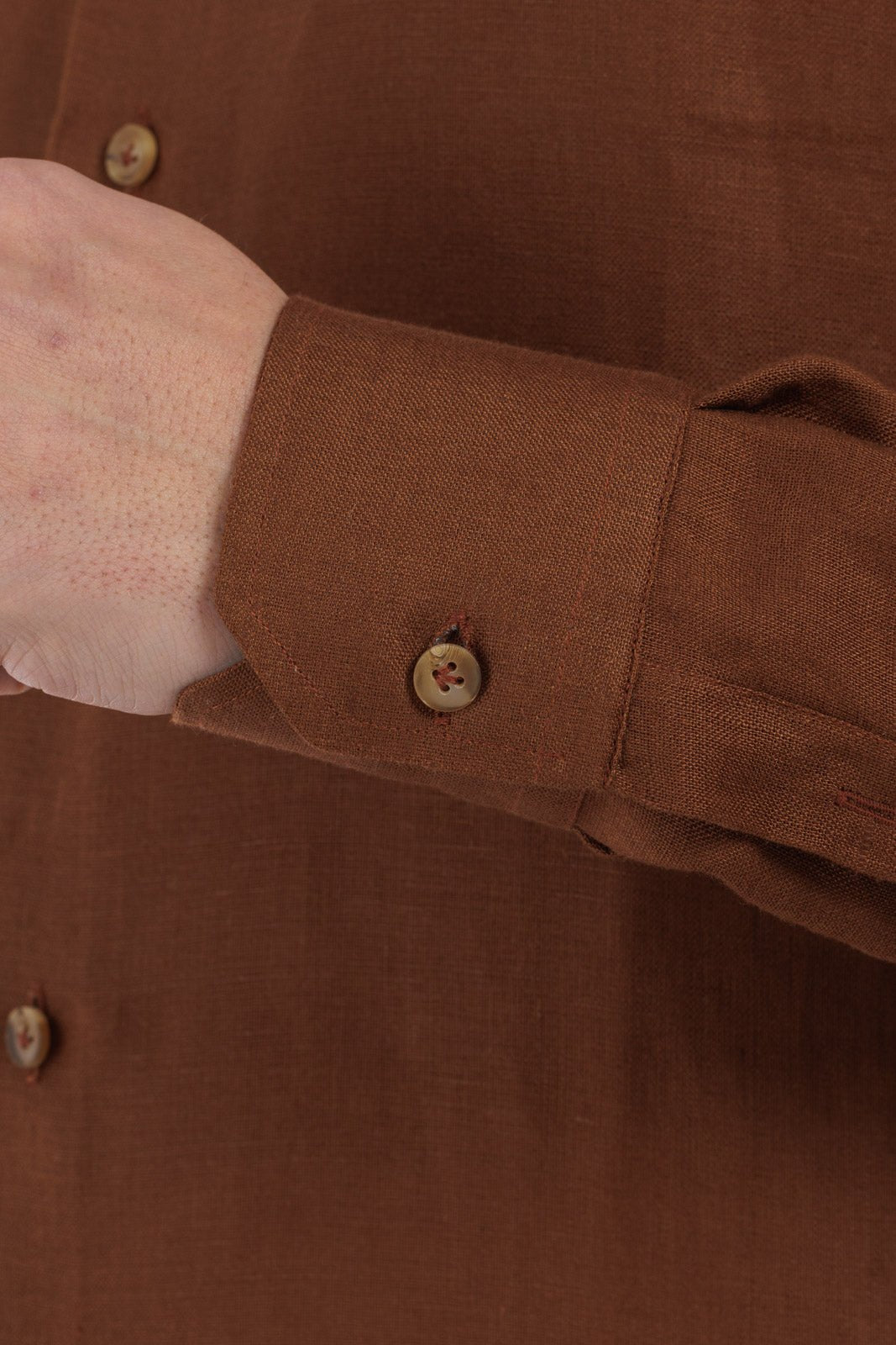 Classic Collar Linen Shirt