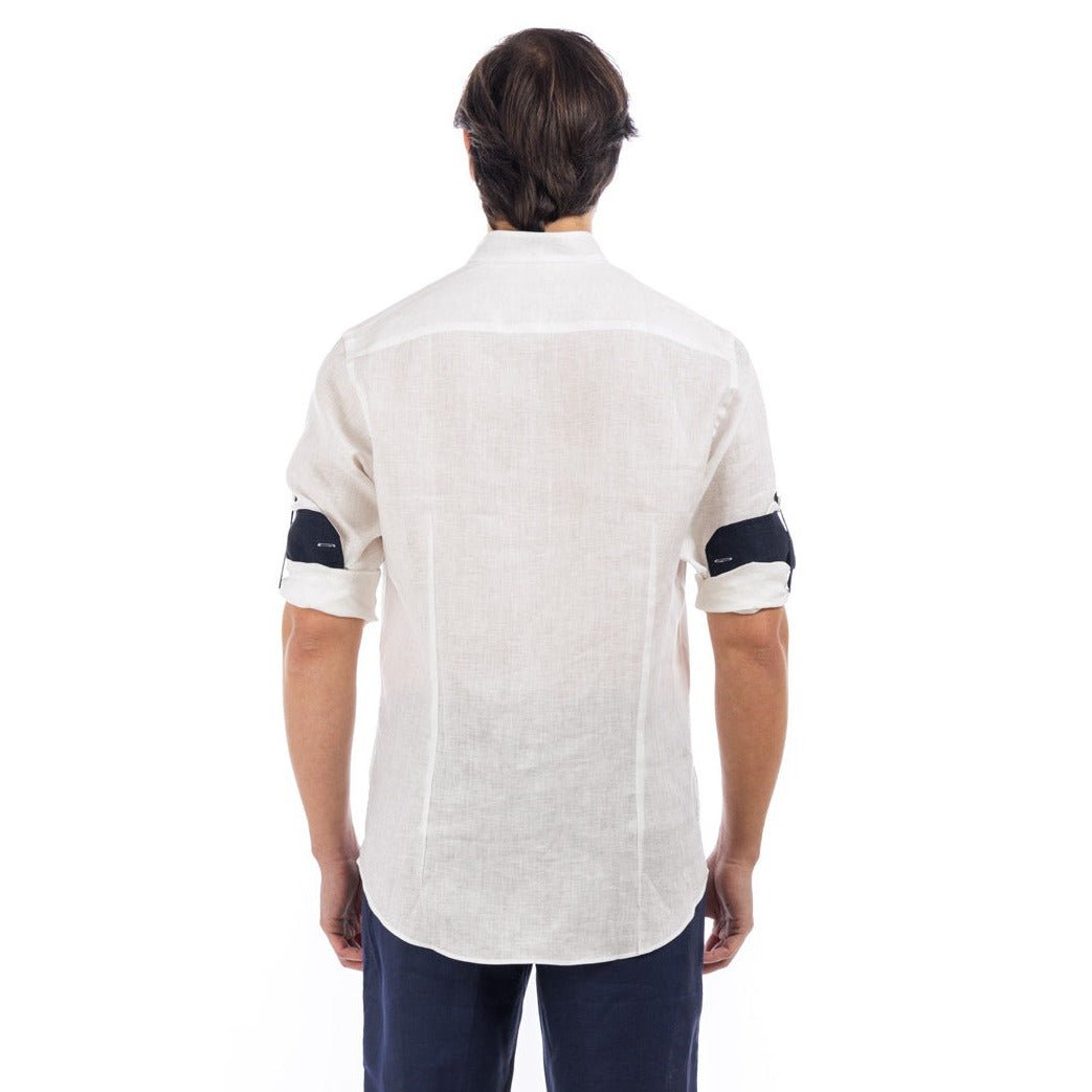 Contrast Linen Shirt