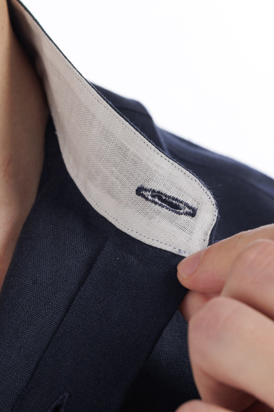 Contrast Linen Shirt