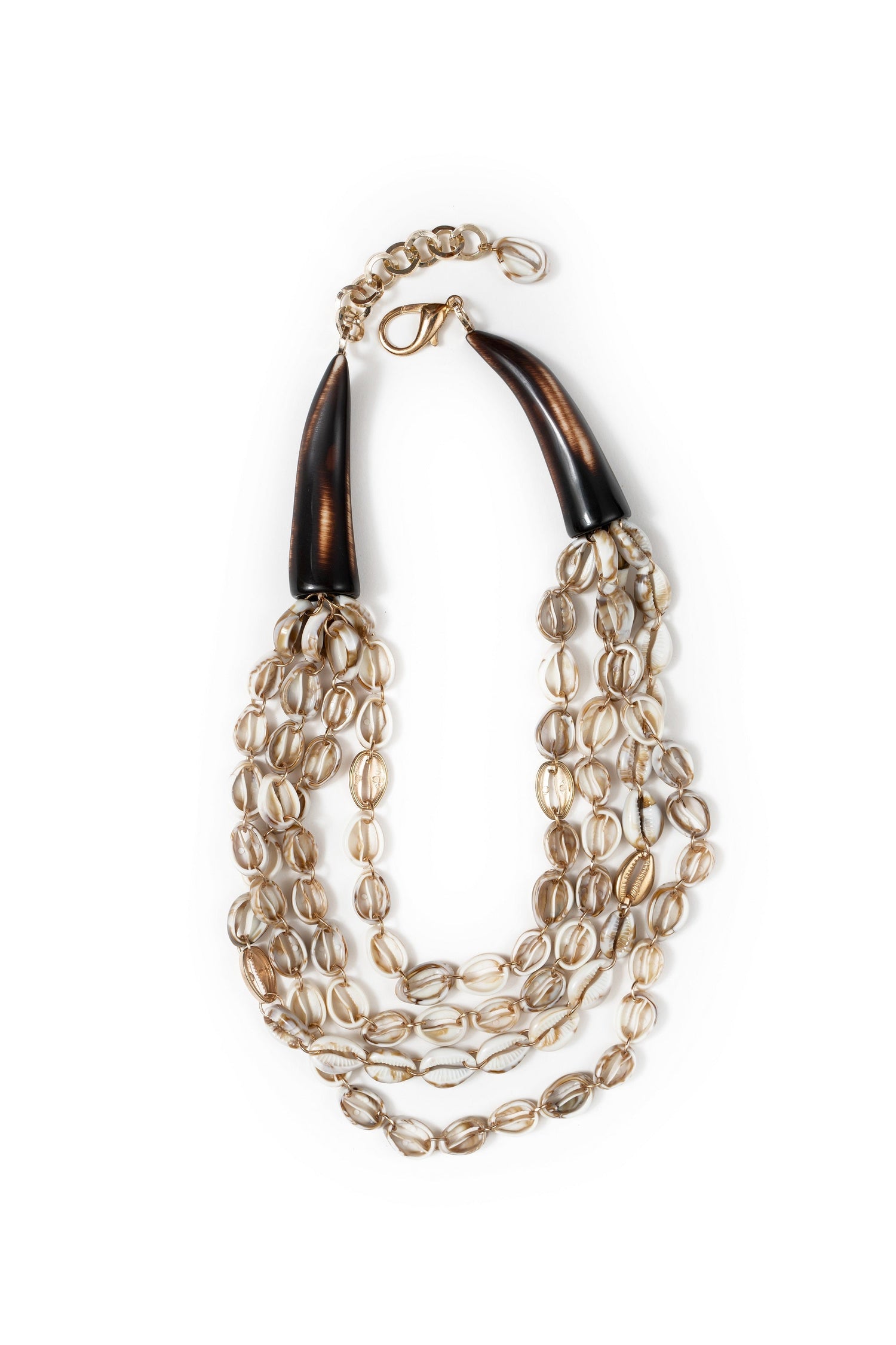 Cowrie Shell Beaded Necklace