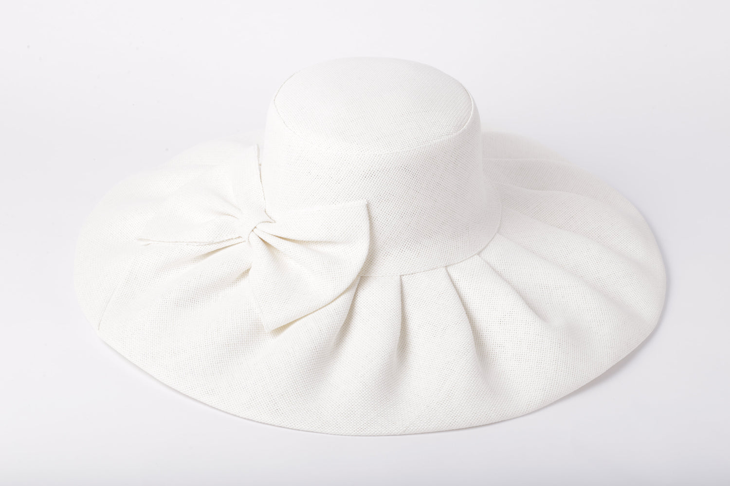 Floppy Straw Hat with Bow