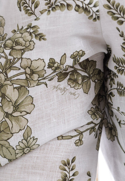 Flowery Linen Flowy Short