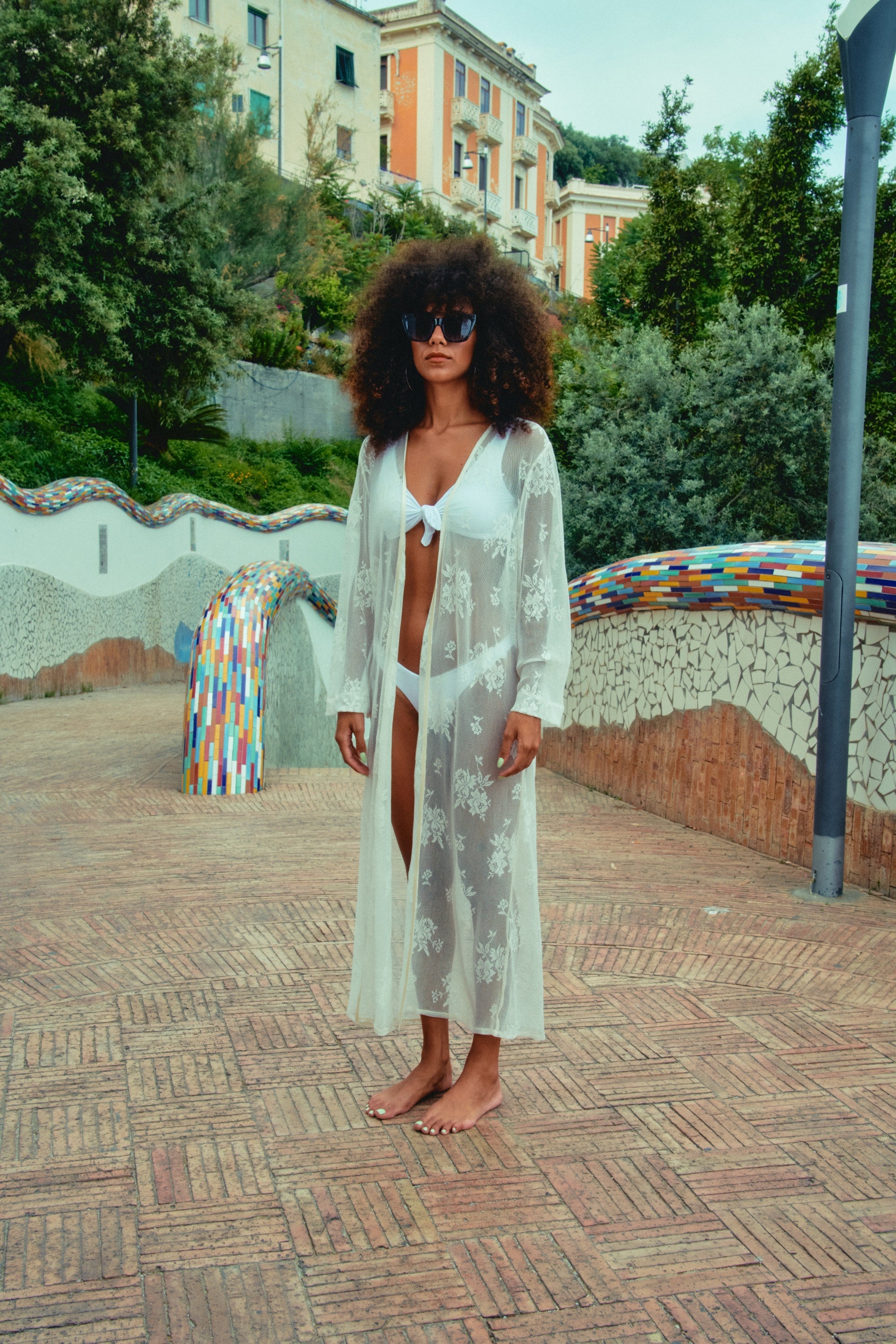 Lace Coverup by CAPRI LIFESTYLE