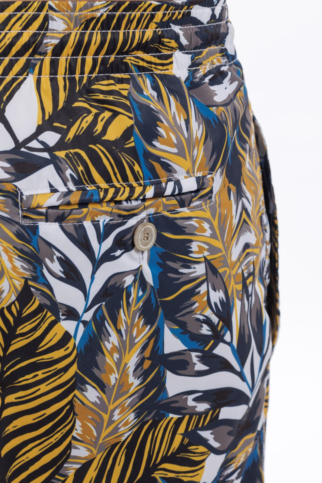 Leaf Printed Swim Shorts