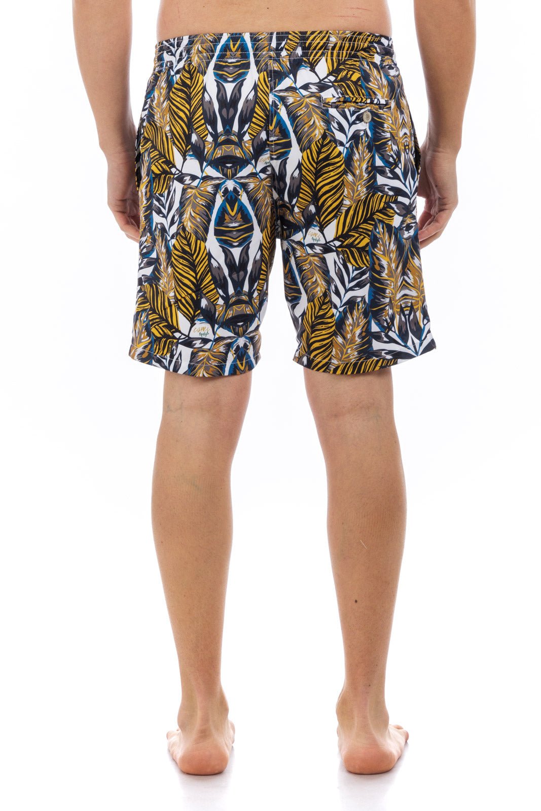 Leaf Printed Swim Shorts
