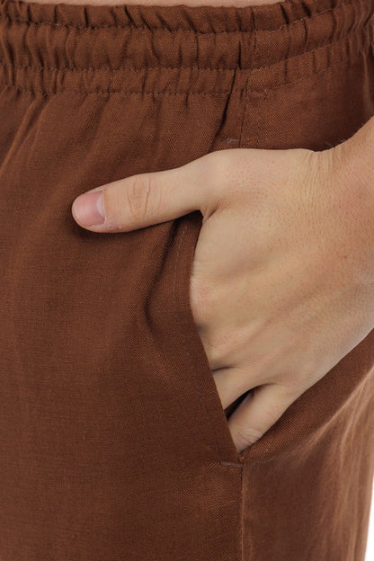 Linen Drawstring Pants