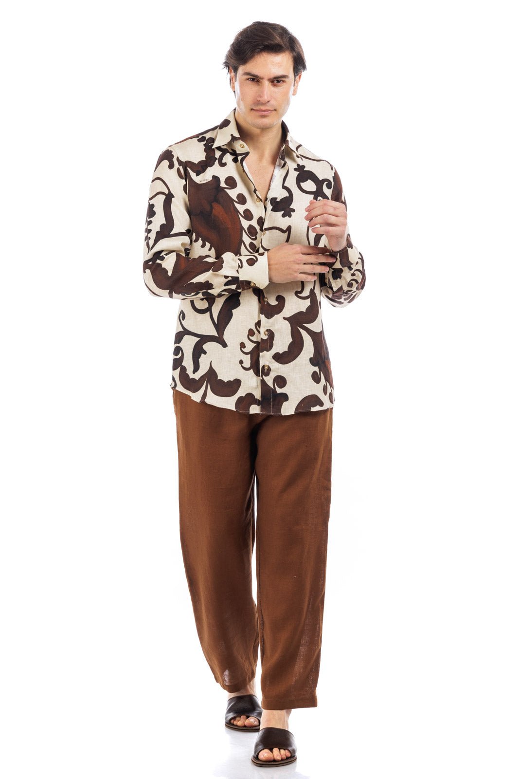 Linen Drawstring Pants