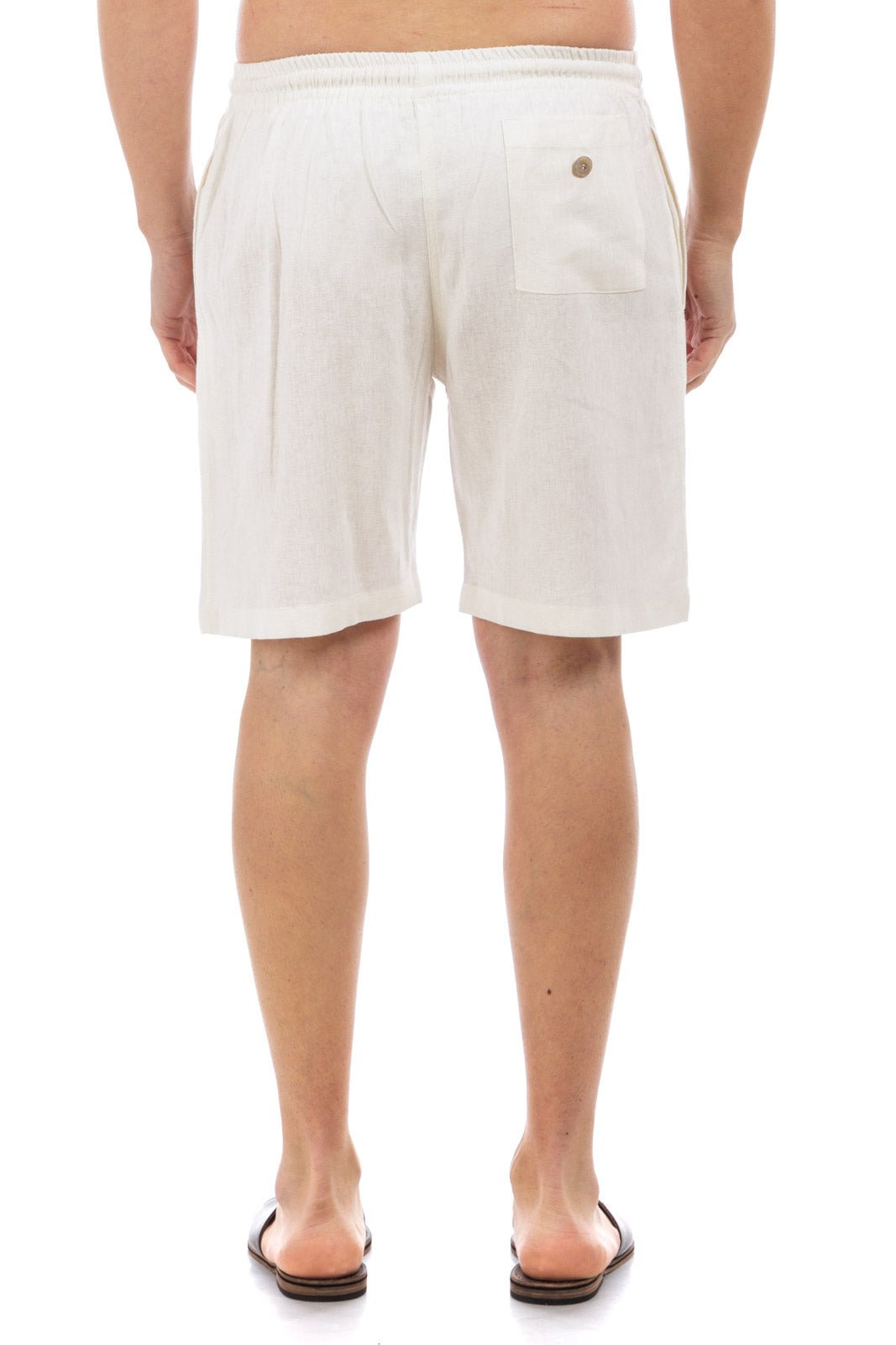 Linen Drawstring Shorts - Linen Drawstring Shorts - by CAPRI LIFESTYLE