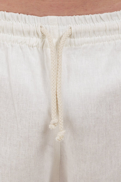 Linen Drawstring Shorts - Linen Drawstring Shorts - by CAPRI LIFESTYLE