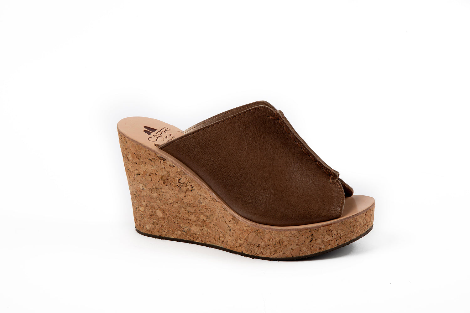 Scarpe con zeppa aperta