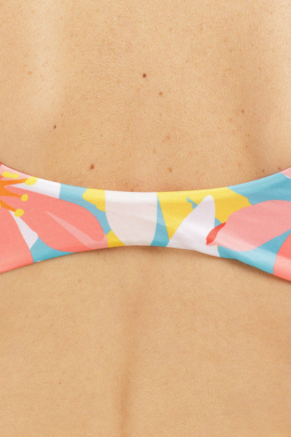 Bikini con scollo profondo pastello