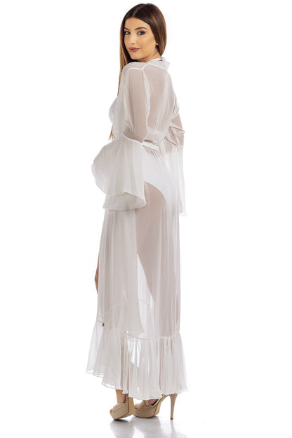 Copri abito in chiffon semplice