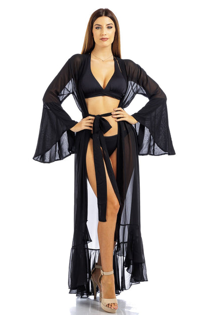 Copri abito in chiffon semplice