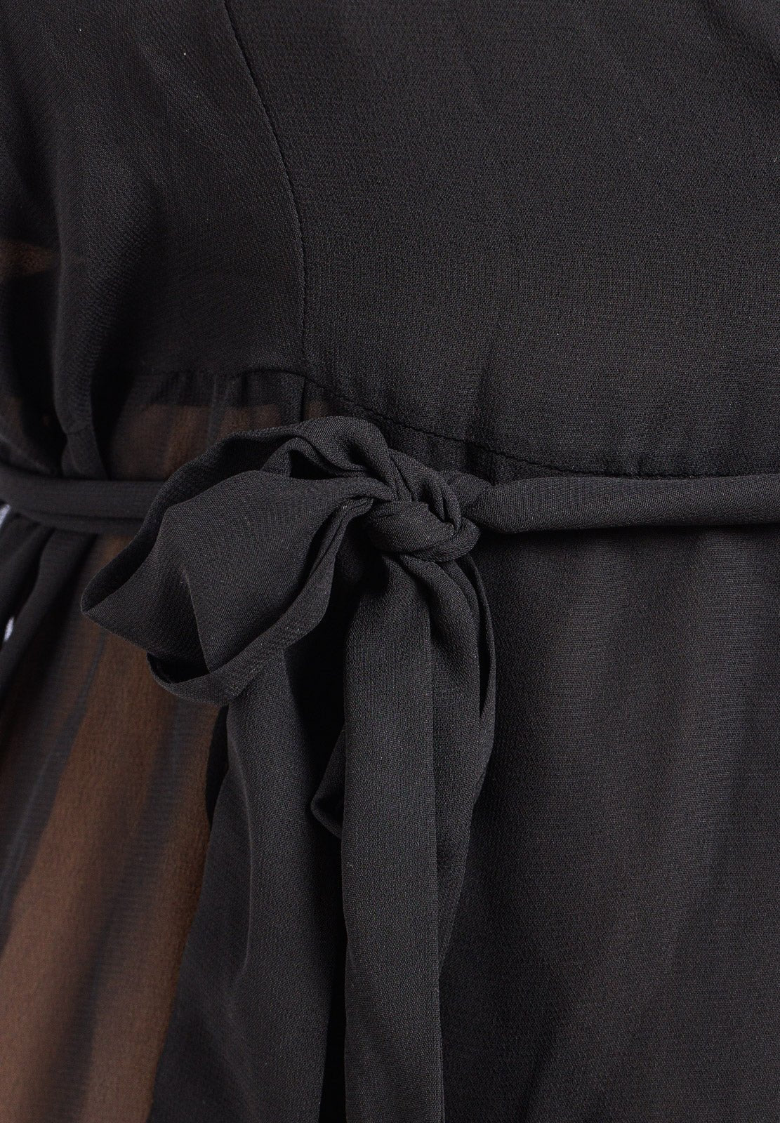 Copertura avvolgente in chiffon tinta unita - Corta