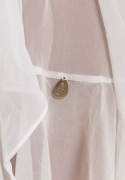 Copertura avvolgente in chiffon tinta unita - Corta