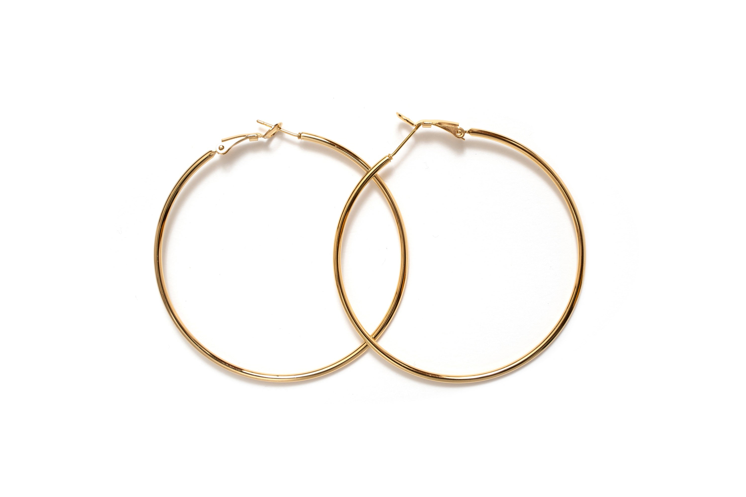 Plain Hoop Earrings
