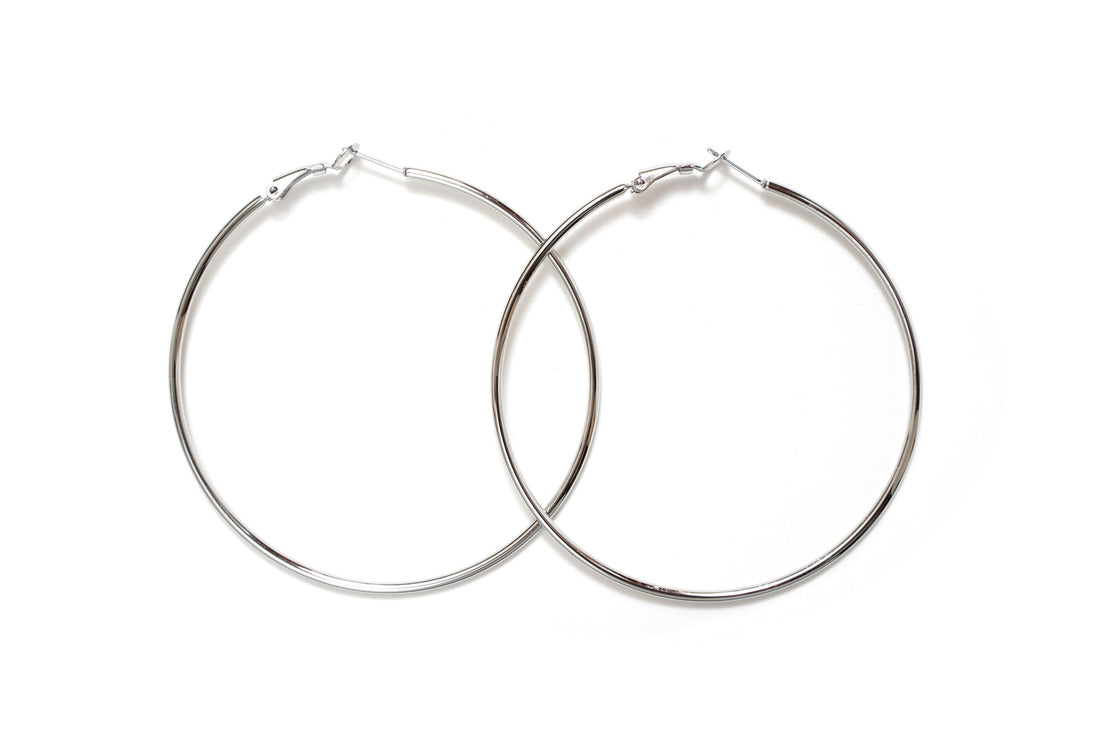 Plain Hoop Earrings