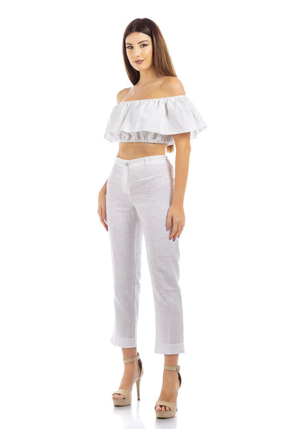 Plain Linen Pants by CAPRI LIFESTYLE