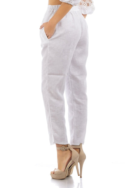 Plain Linen Pants
