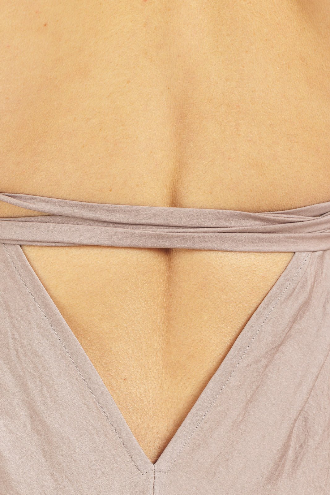 Plain Silk Crepe Dress