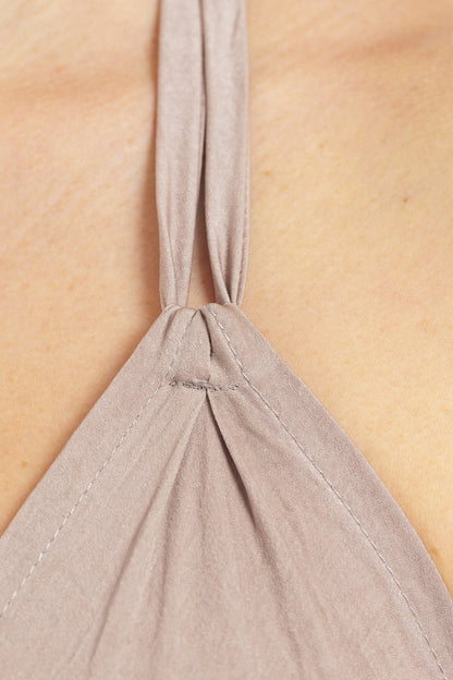 Plain Silk Crepe Dress