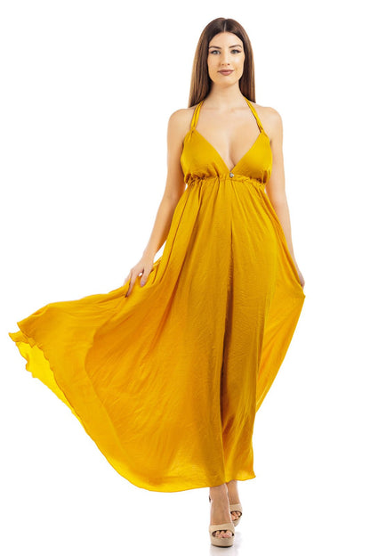 Plain Silk Crepe Dress