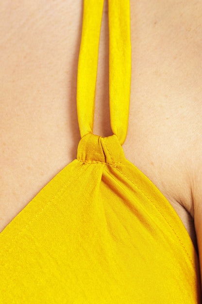 Plain Silk Crepe Dress