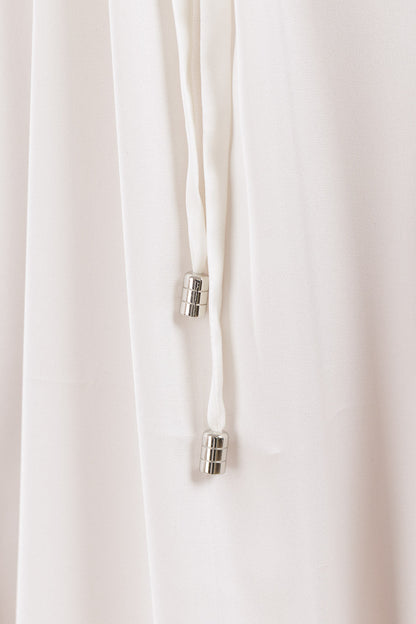 Abito in seta tinta unita