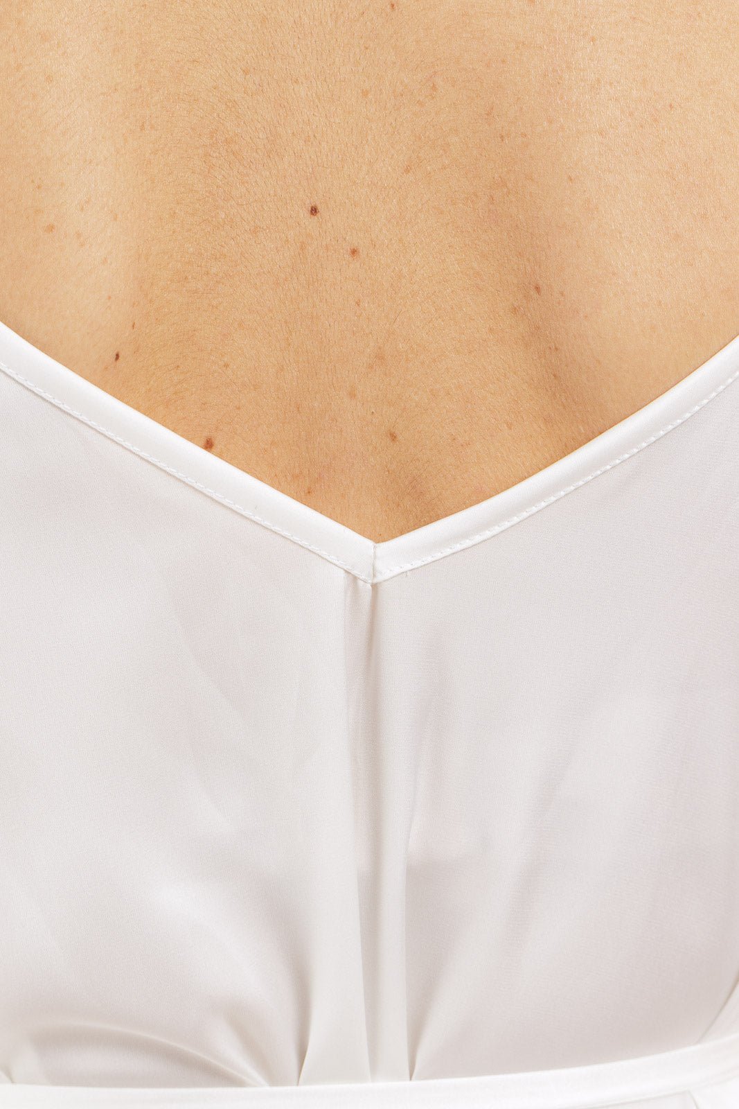 Abito in seta tinta unita