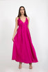 Plain Silk Satin Dress - Dresses - by CAPRI LIFESTYLE