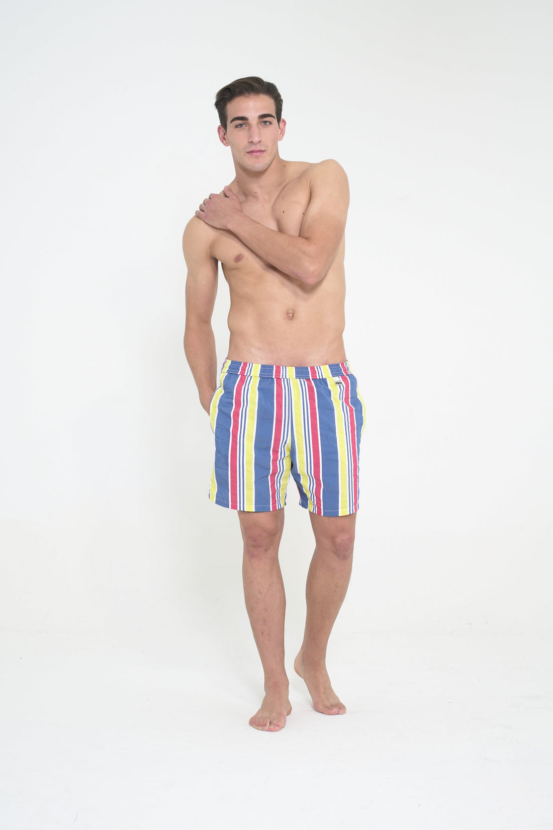 Printed Swim Short - Stripes Mood
