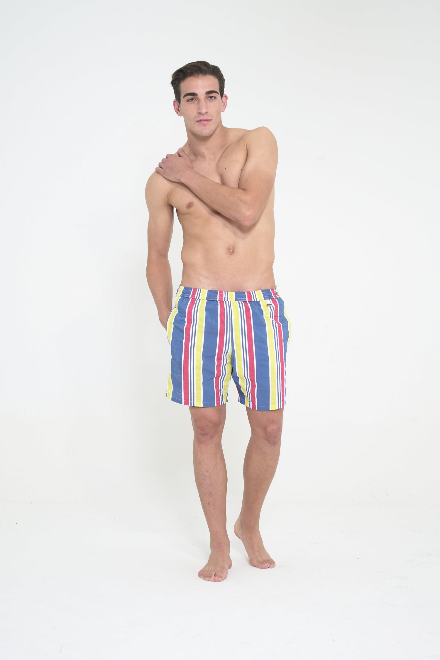 Printed Swim Short - Stripes Mood