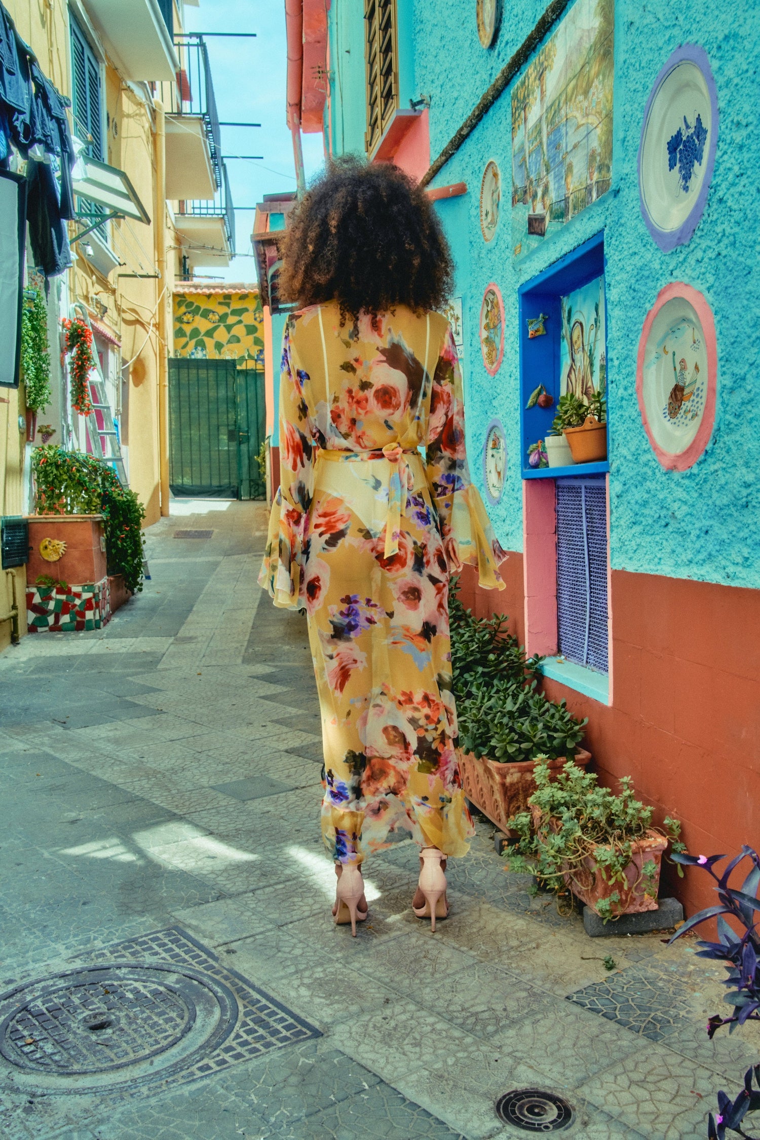 Pure Silk Chiffon Wrap Coverup