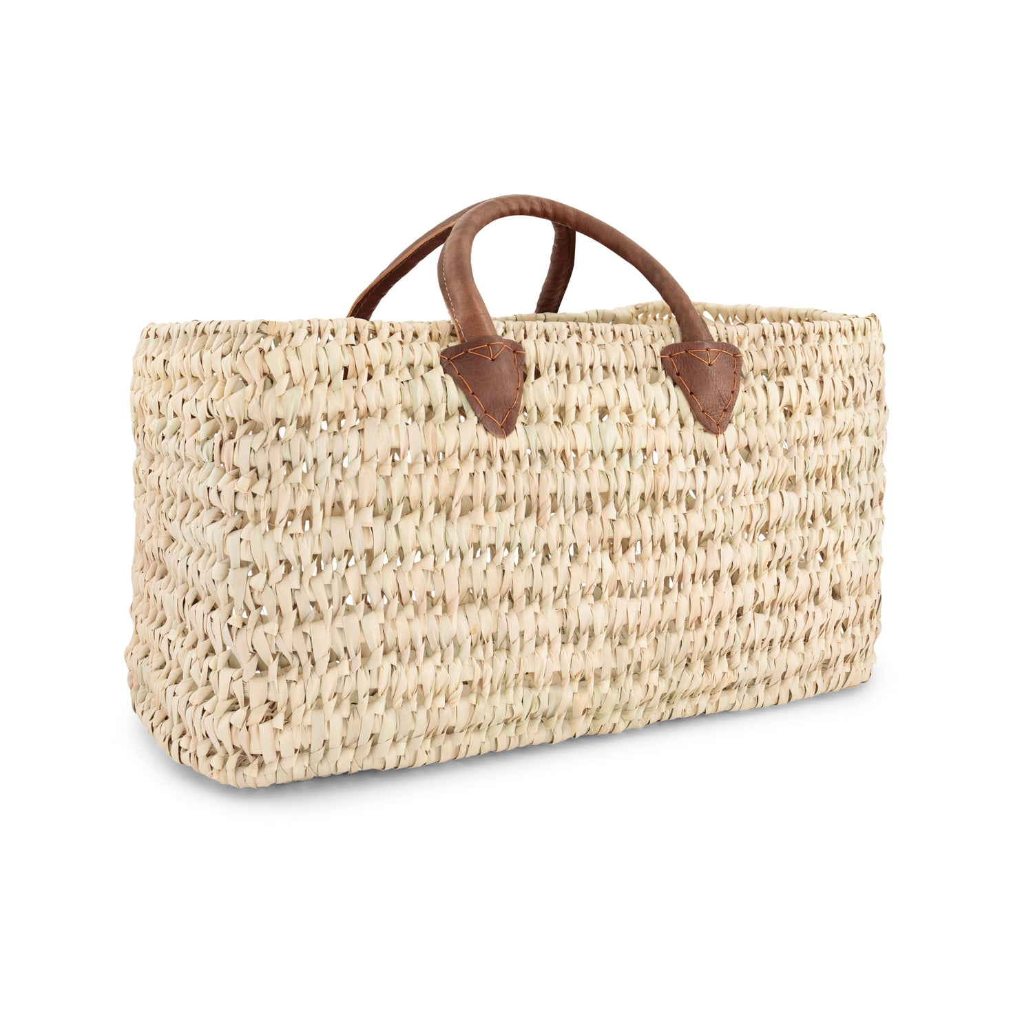 Rectangular Rattan Handheld Bag
