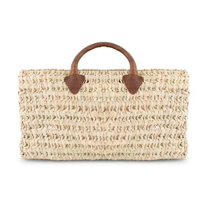 Rectangular Rattan Handheld Bag