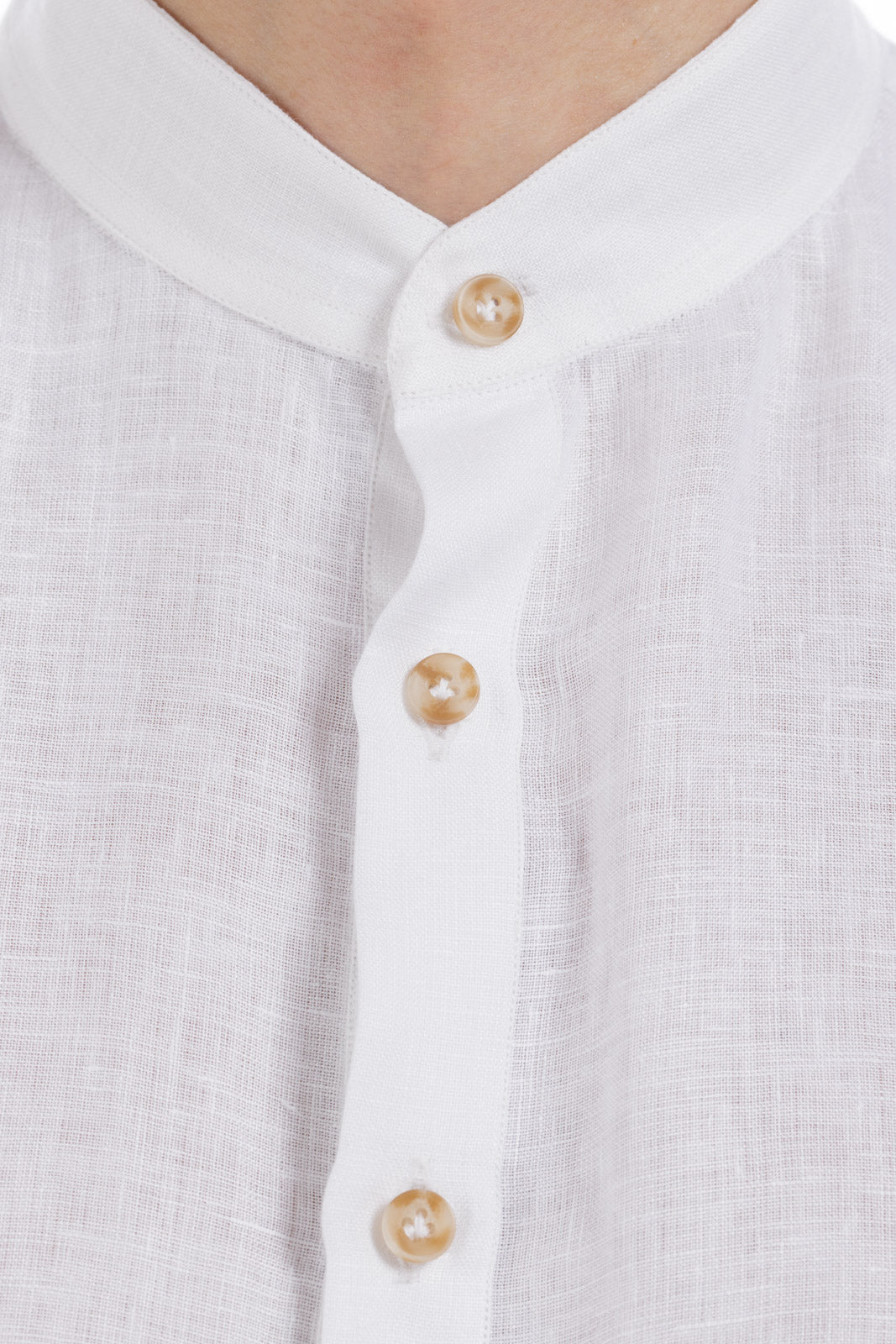 Round Neck Linen Shirt