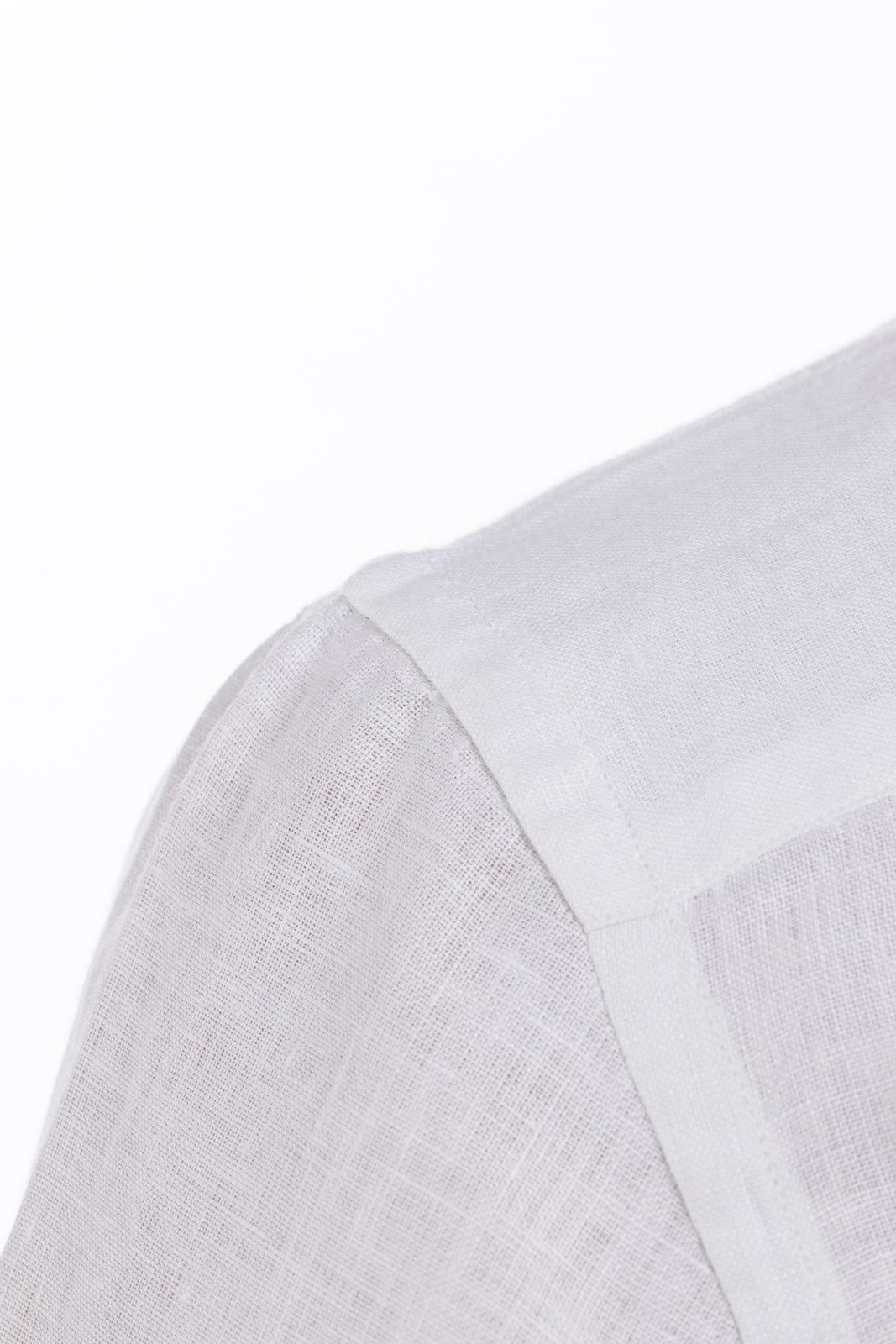 Round Neck Linen Shirt