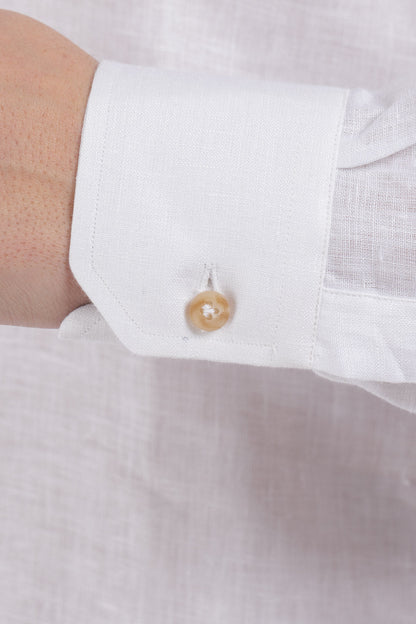 Round Neck Linen Shirt