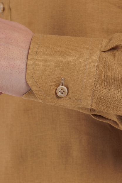 Round Neck Linen Shirt