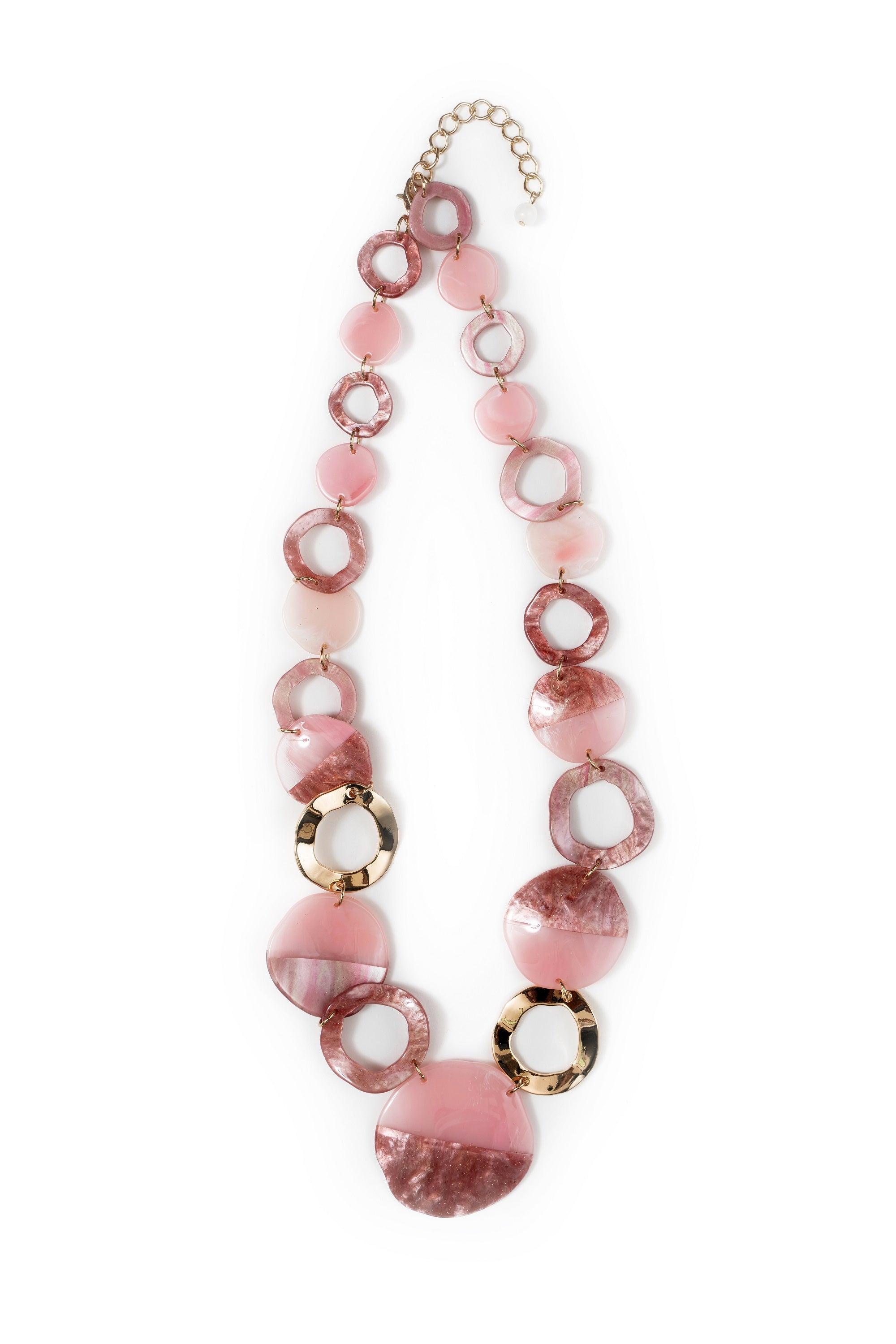 Round Resin Ring Necklace