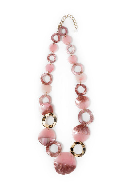 Round Resin Ring Necklace