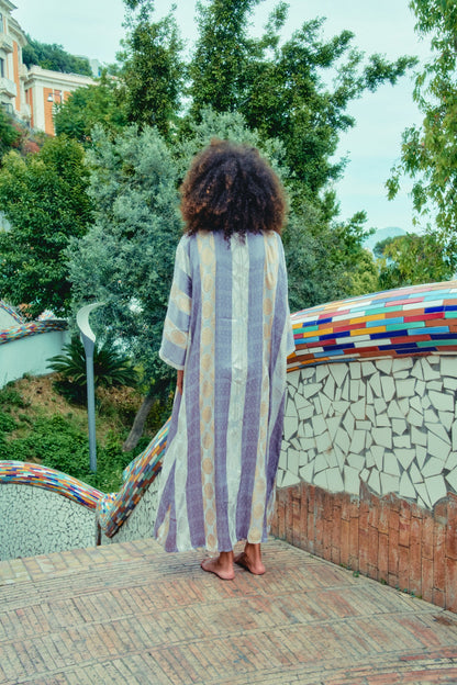 Satin Long Robe Coverup