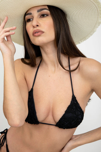 Sequins Triangle Bikini