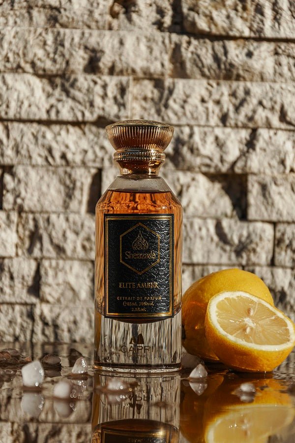 Elite Amber Luxury Perfume by Sherazade Made in Italy