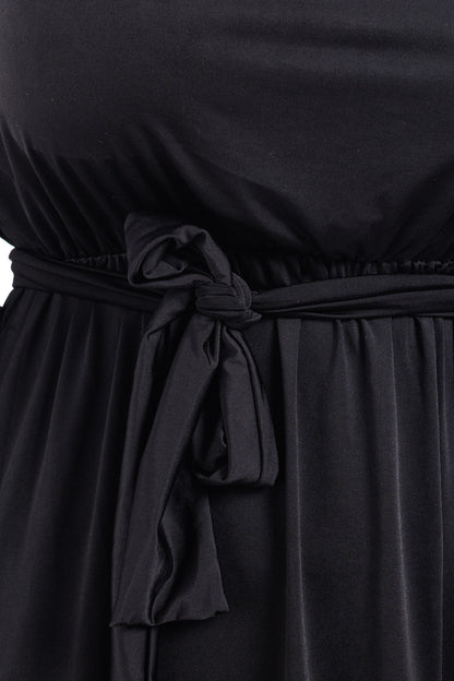 Abito lungo da spiaggia a maniche lunghe