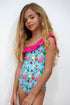 FRT002-Girls One Piece Swimsuits One Shoulder Ruffle Swimwear - Fruit Mood - CAPRI LIFESTYLE READY MADE GARMENTS TRADING L.L.C