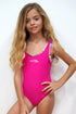 PST001-Girls One Piece Swimsuit - Popstar Mood - CAPRI LIFESTYLE READY MADE GARMENTS TRADING L.L.C